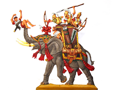 Zinnfiguren _ Elephants-Super Showcase